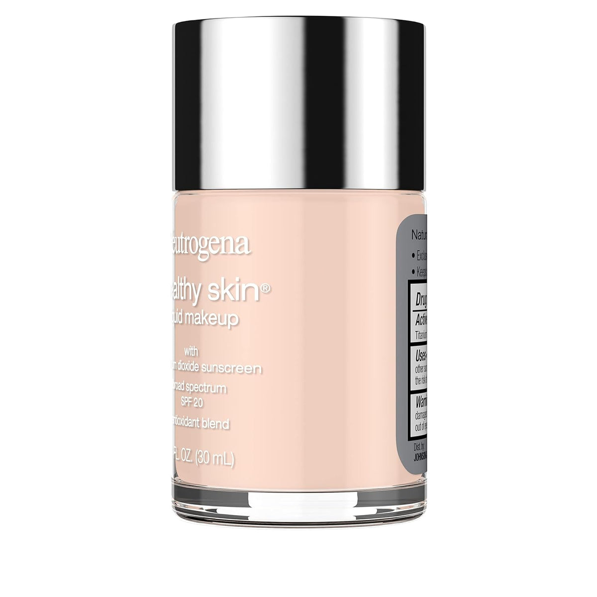 Neutrogena Healthy Skin Liquid Foundation – Mindful Morning Beauty Routine, Lightweight SPF 20 for Normal to Dry Skin