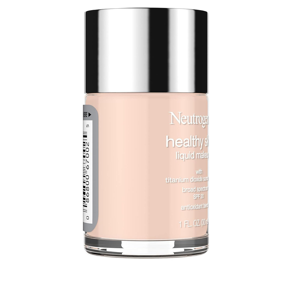Neutrogena Healthy Skin Liquid Foundation – Mindful Morning Beauty Routine, Lightweight SPF 20 for Normal to Dry Skin