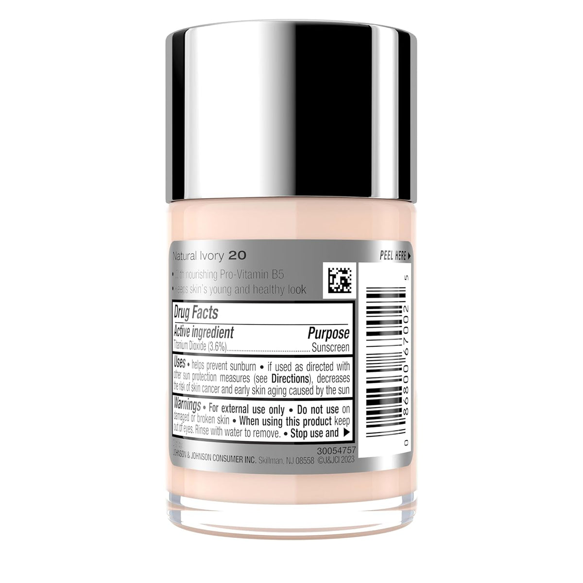 Neutrogena Healthy Skin Liquid Foundation – Mindful Morning Beauty Routine, Lightweight SPF 20 for Normal to Dry Skin