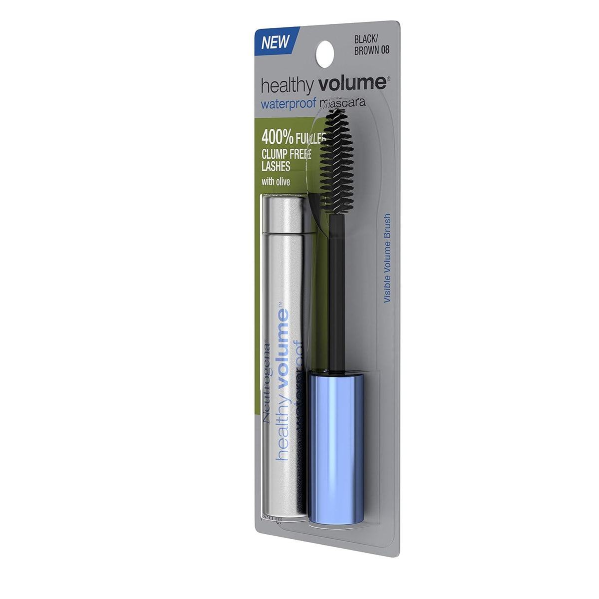Neutrogena Healthy Volume Waterproof Mascara – All-Day Outdoor Event Lash Color for Weddings and Festivals, Flake- and Smudge-Proof