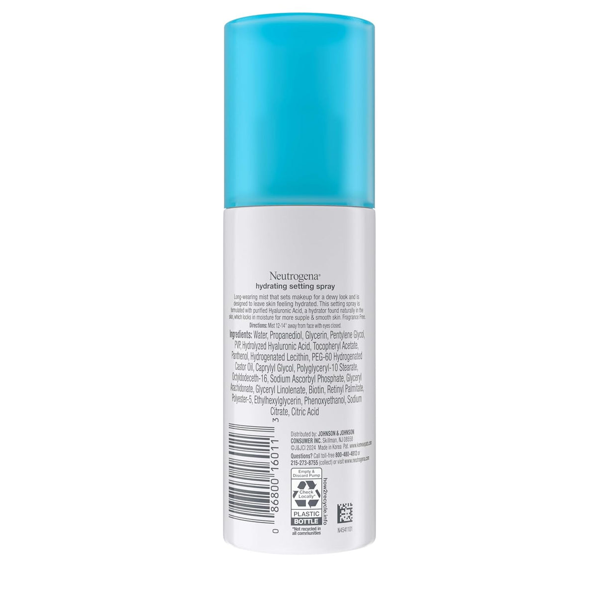 Neutrogena Hydro Boost Dewy Setting Spray – Less-Is-More Makeup Finisher for a Streamlined Routine