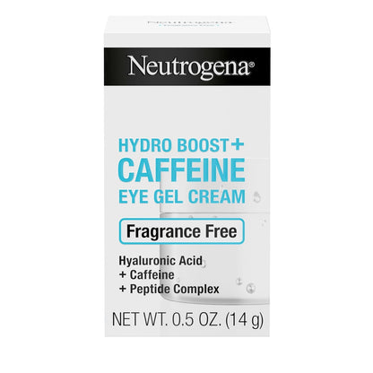 Neutrogena Hydro Boost Eye Cream – Holiday Ready Gift for the Busy Professional, Fragrance Free Eye Cream Duo 0.5 oz