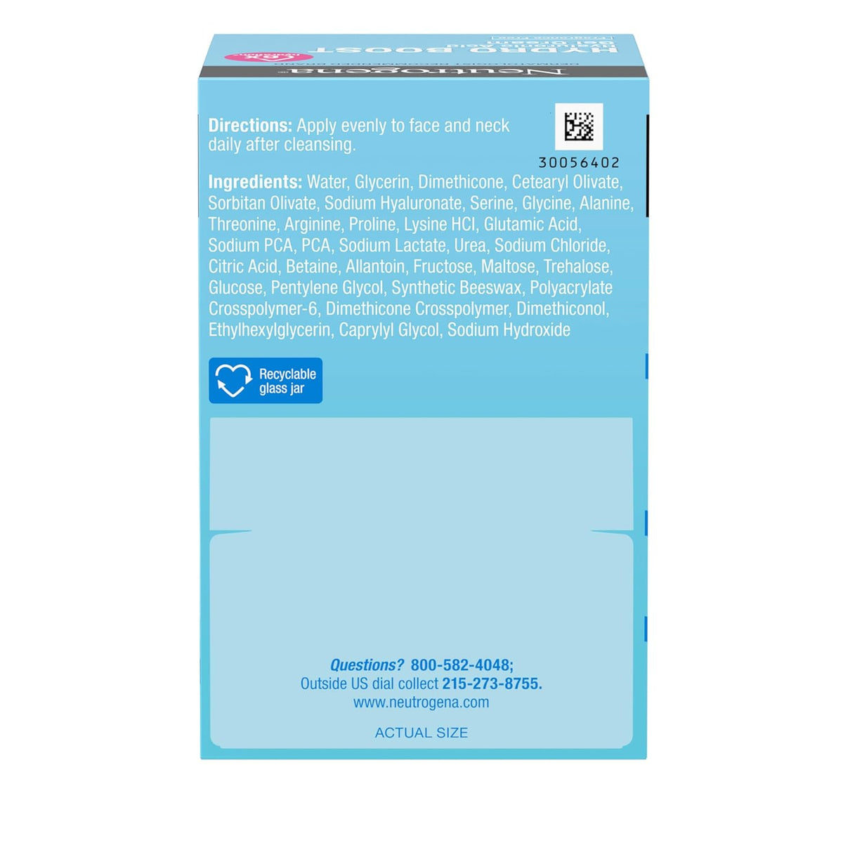 Neutrogena Hydro Boost Fragrance Free Moisturizer and Foaming Cleanser Pair – Less-Is-More Daily Routine for Simple Skincare