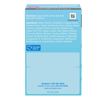Neutrogena Hydro Boost Fragrance Free Moisturizer and Foaming Cleanser Pair – Less-Is-More Daily Routine for Simple Skincare