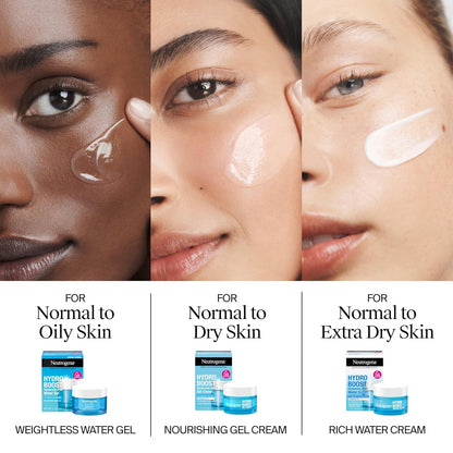 Neutrogena Hydro Boost Fragrance Free Moisturizer and Foaming Cleanser Pair – Less-Is-More Daily Routine for Simple Skincare