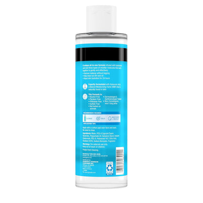 Neutrogena Hydro Boost Micellar Water with Hyaluronic Acid – Evening Wind-Down Facial Cleanser for Sensitive Skin, Soothing Hyaluronic Hydration