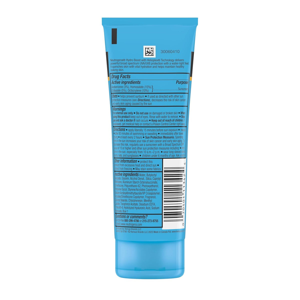Neutrogena Hydro Boost Water Gel Sunscreen SPF 50 – Travel-Sized Reef-Conscious Sunscreen for Active Outdoor Lifestyles