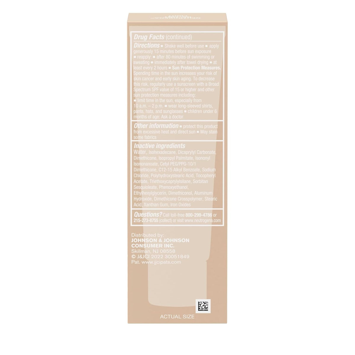 Neutrogena Purescreen+ Mineral UV Tint Face Liquid Tinted Sunscreen – Less-Is-More Skincare, Fragrance-Free Mineral SPF 30