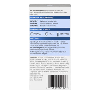 Neutrogena Rapid Wrinkle Repair Cream – Valentine's Day Gift for Women, Dermatologist-Recommended Night Cream