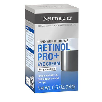Neutrogena Rapid Wrinkle Repair Eye Cream – Clean-Formula Retinol Treatment Safe for the Eye Area