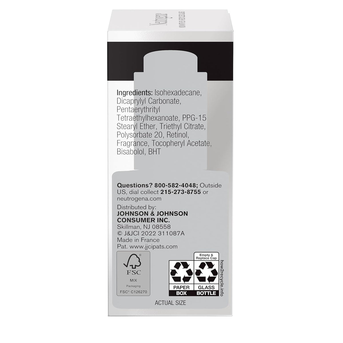 Neutrogena Rapid Wrinkle Repair Retinol Face Oil – Elegant Retinol Serum for the Luxury Bathroom Counter, Targets Deep Wrinkles and Spots