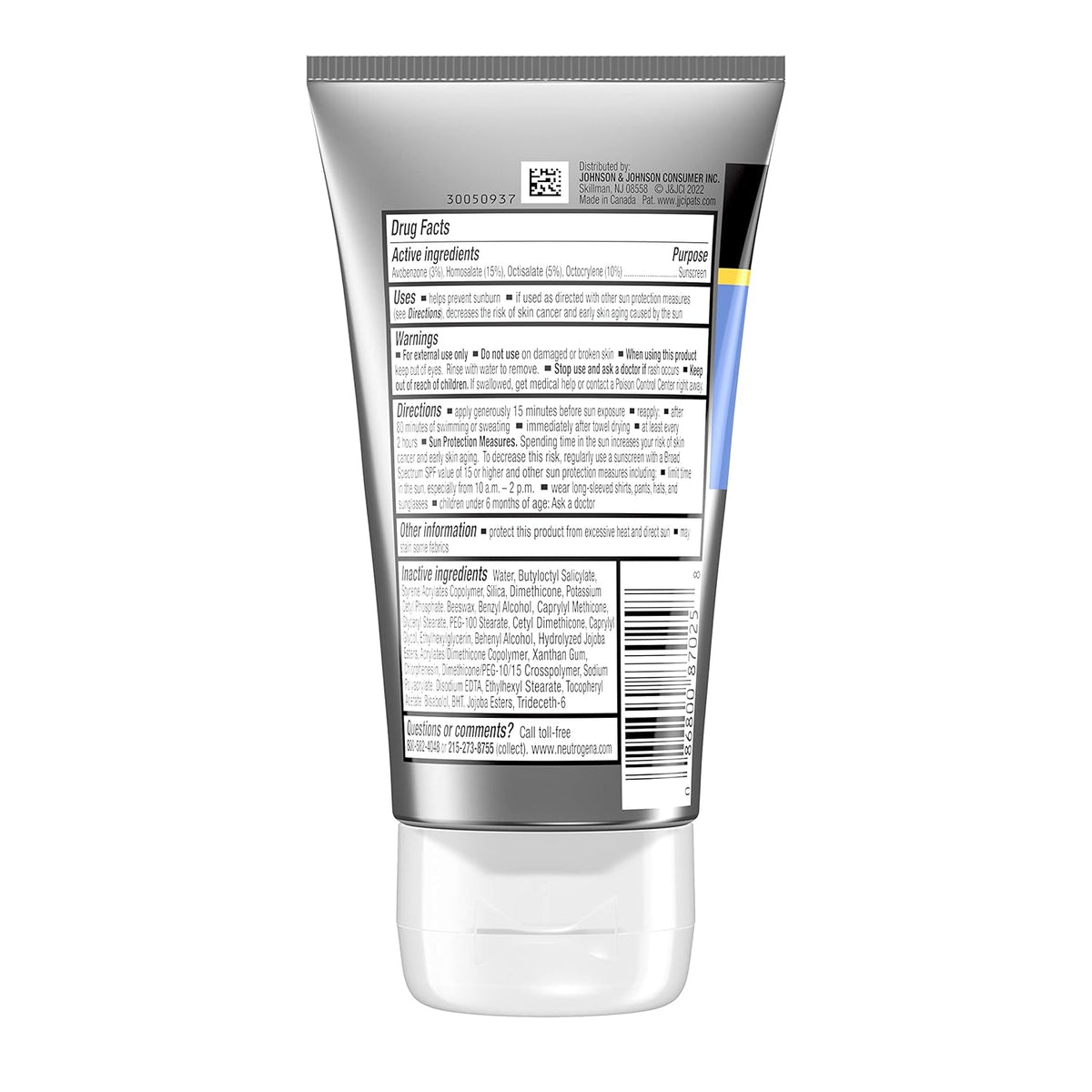Neutrogena Sport Face Sunscreen SPF 70+ – Outdoor Cycling and Tennis SPF, Water-Resistant Face Lotion for Active Lifestyles