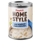 Campbell's Homestyle New England Clam Chowder Soup, 16.3 oz Can – Single-Serve Nourishment for Stressful Workweek Lunches