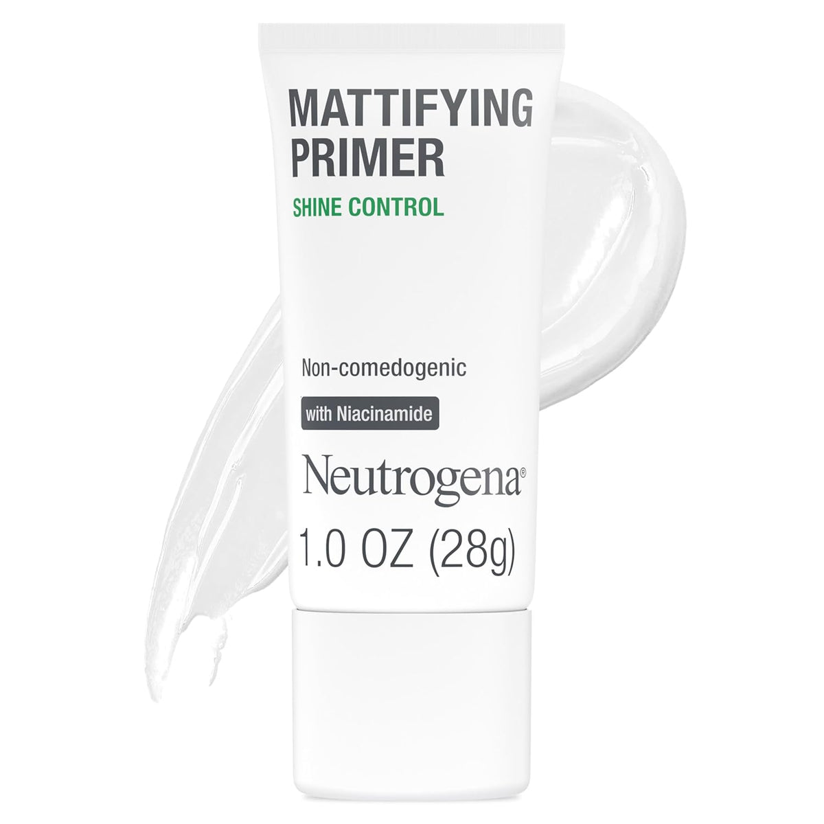 niacinamide-infused mattifying formula for shine control and even-looking skin