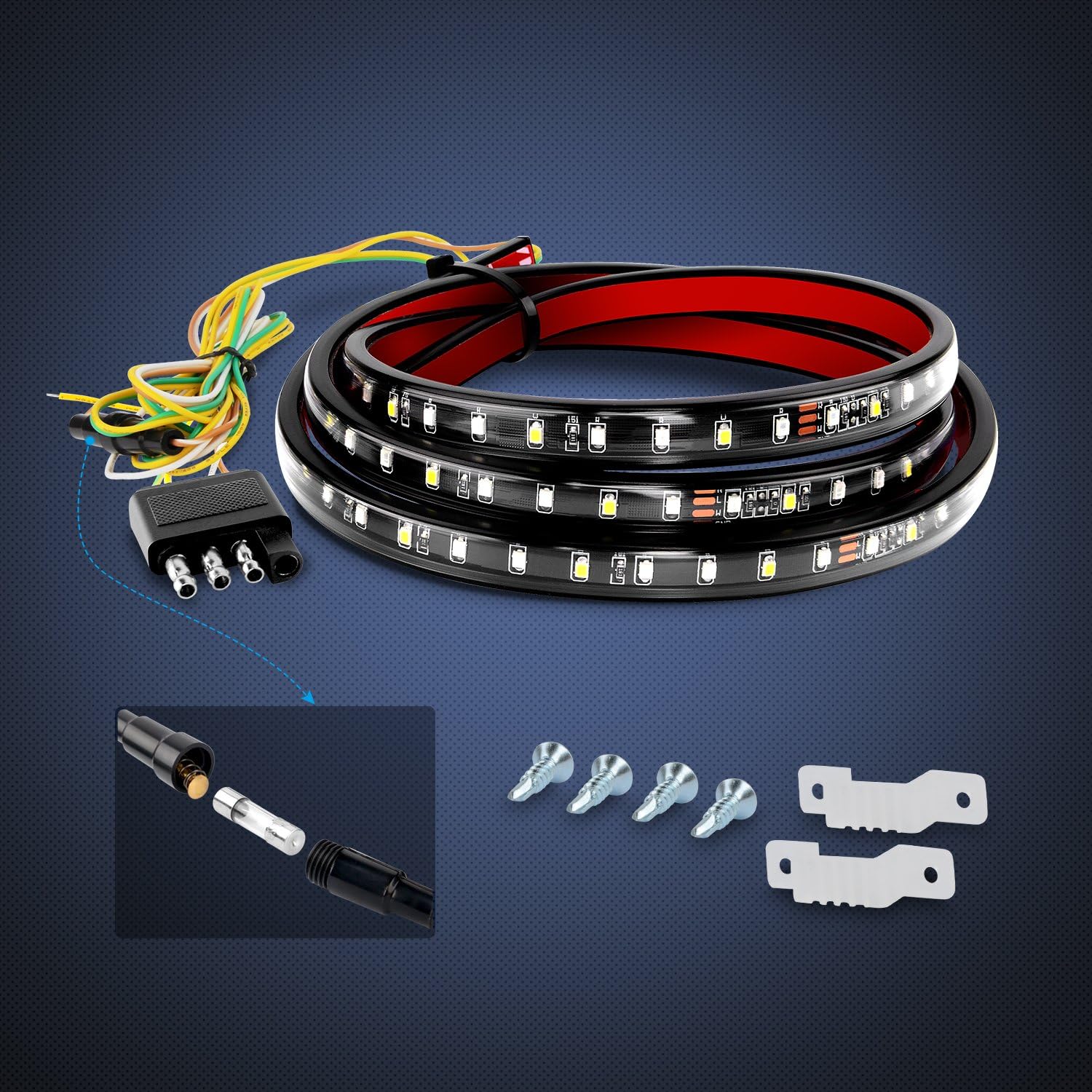 Nilight 108-LED Reverse Light Bar for Trucks – Light Up the Bed at Night in Any Weather