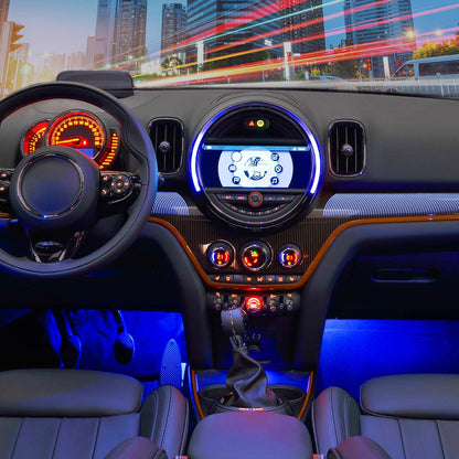 Nilight 48 LEDs Music Reactive Light Kit – Holiday Gift Idea for Teen Drivers and Car Mod Hobbyists, 2-Year Warranty
