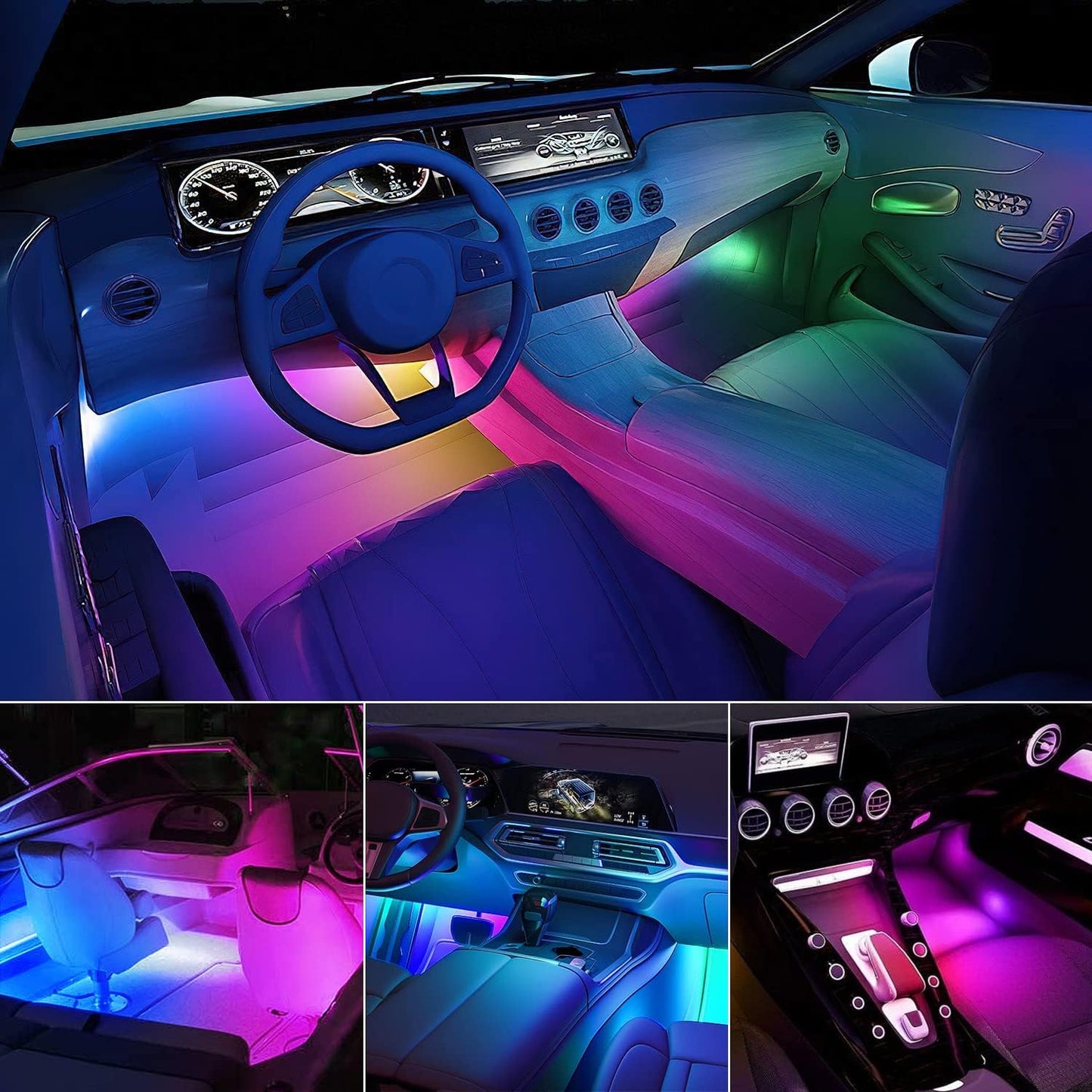 Nilight Individually Addressable Footwell Lights – Boutique Grade Accent System for Premium SUVs