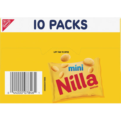 NILLA Wafers Mini Cookies – Toddler-Friendly Vanilla Wafer Packs for Diaper Bag and Daycare
