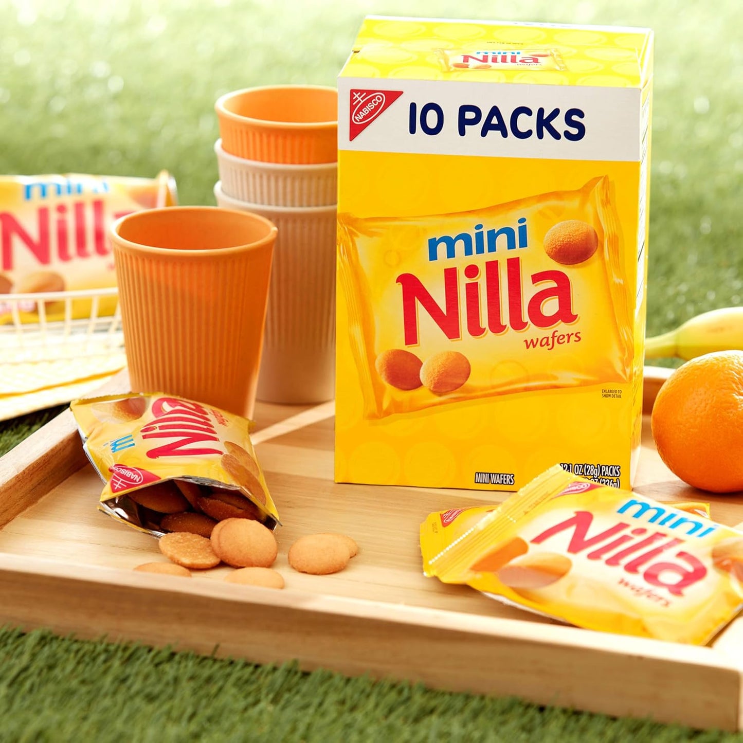 NILLA Wafers Mini Cookies – Toddler-Friendly Vanilla Wafer Packs for Diaper Bag and Daycare
