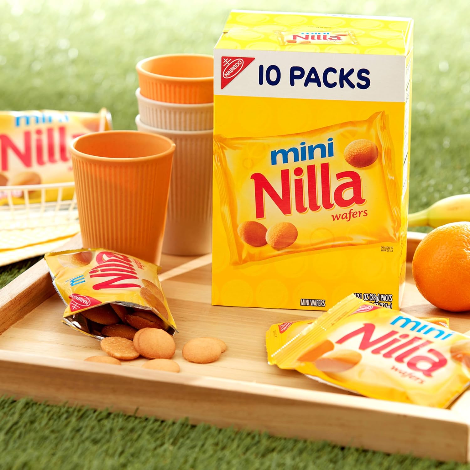 NILLA Wafers Mini Cookies – Toddler-Friendly Vanilla Wafer Packs for Diaper Bag and Daycare