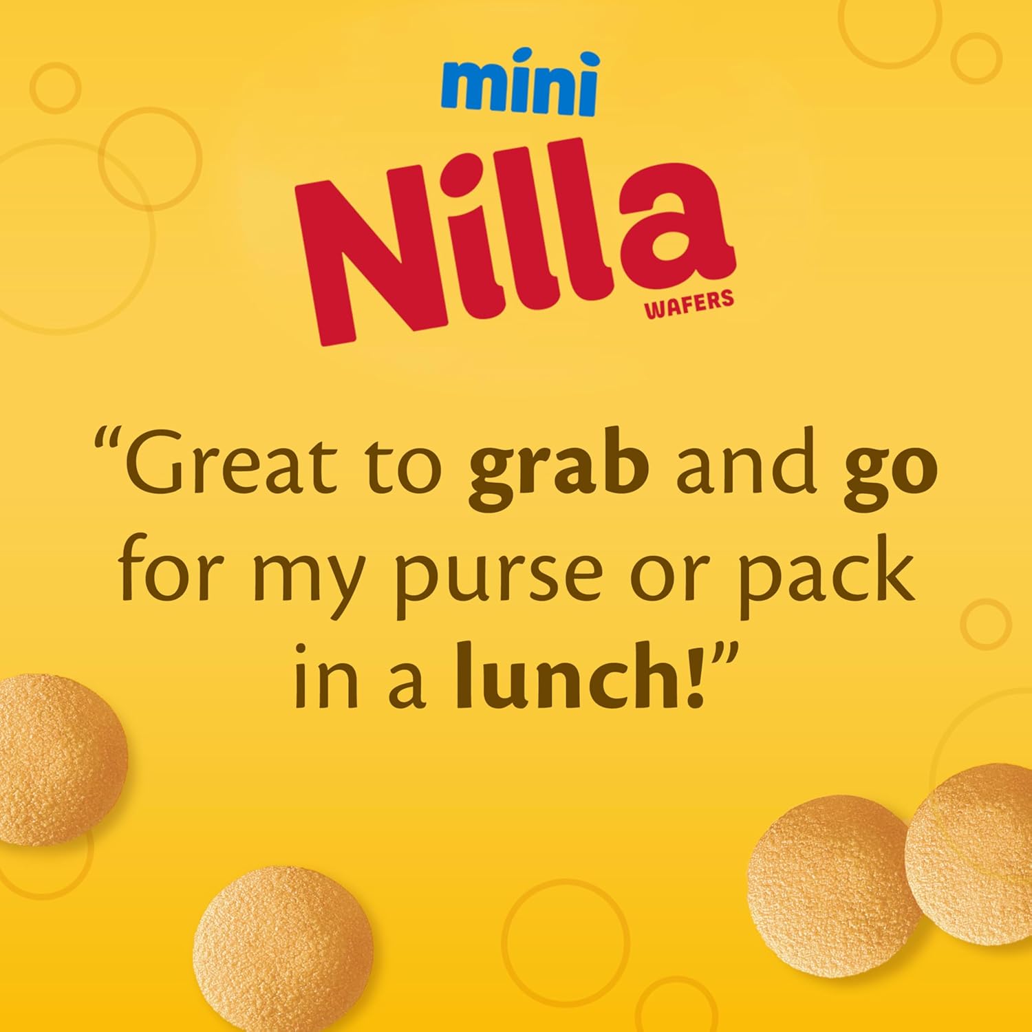 NILLA Wafers Mini Cookies – Toddler-Friendly Vanilla Wafer Packs for Diaper Bag and Daycare