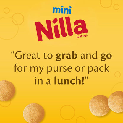 NILLA Wafers Mini Cookies – Toddler-Friendly Vanilla Wafer Packs for Diaper Bag and Daycare