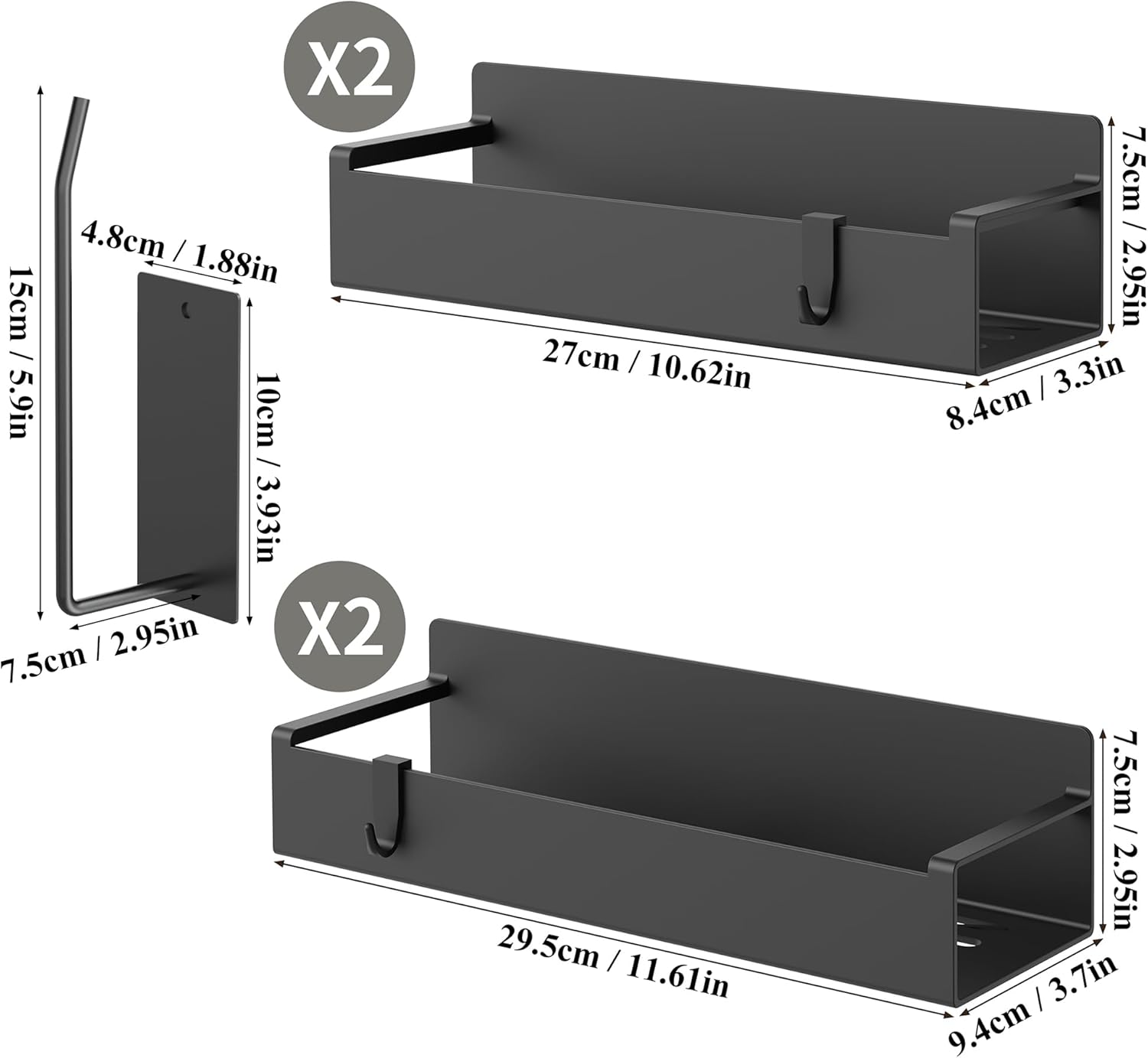 Nimble Living Stanley Cup Holder Set – Valentine's Day Gift for Mom, No-Drill Magnetic Storage