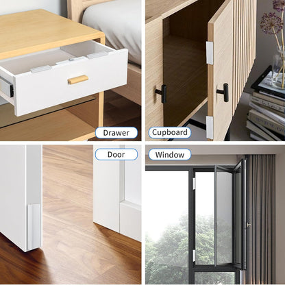 Nisorlin Door Draft Stopper Gap Filler – Window Frame Trim Look for a Warmer, Quieter Home Interior