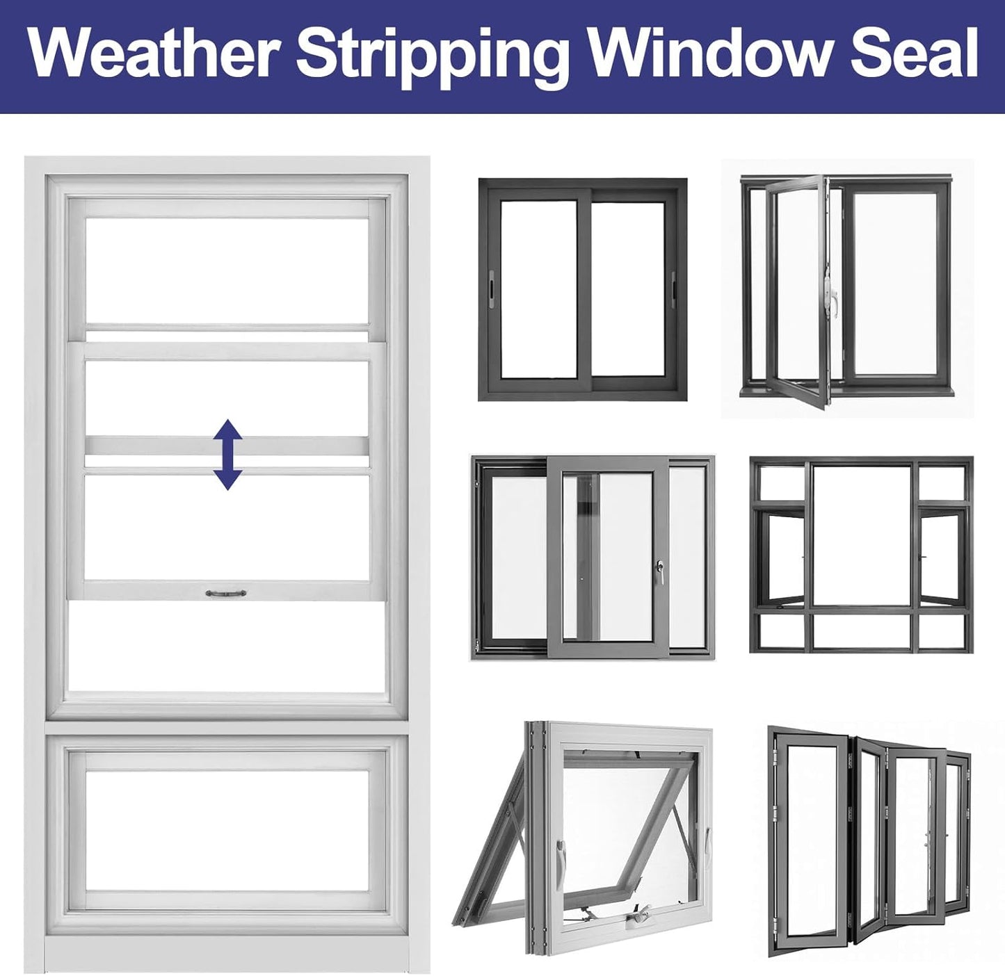 Nisorlin Door Draft Stopper Gap Filler – Window Frame Trim Look for a Warmer, Quieter Home Interior