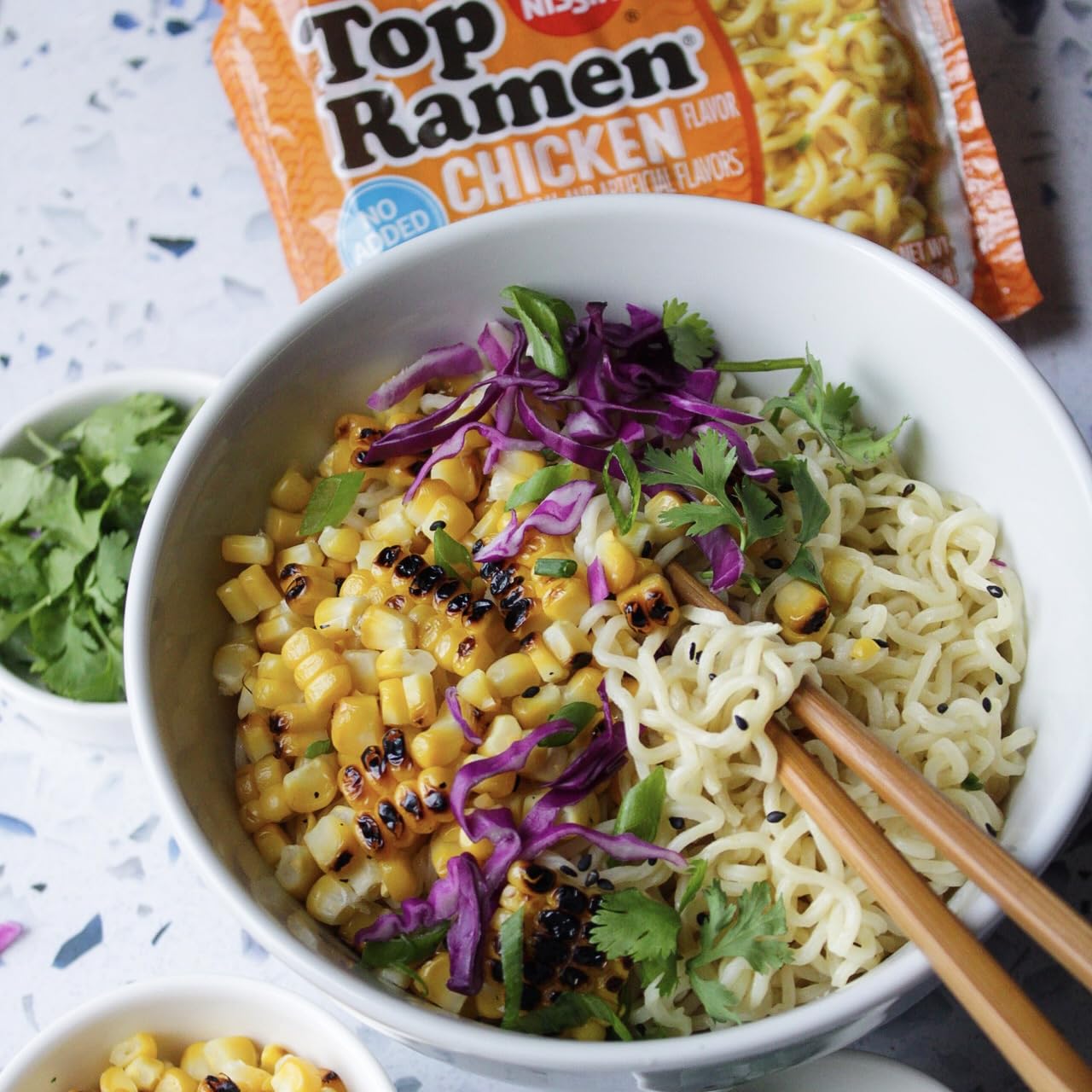 Nissin Top Ramen Bowl – Fast 3-Minute Work Break Meal Between Meetings, Chicken Noodle Pack of 6