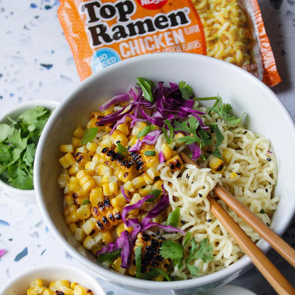 Nissin Top Ramen Bowl – Fast 3-Minute Work Break Meal Between Meetings, Chicken Noodle Pack of 6
