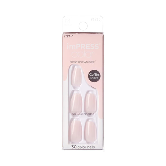 no-glue press-on application with super hold adhesive for instant wear