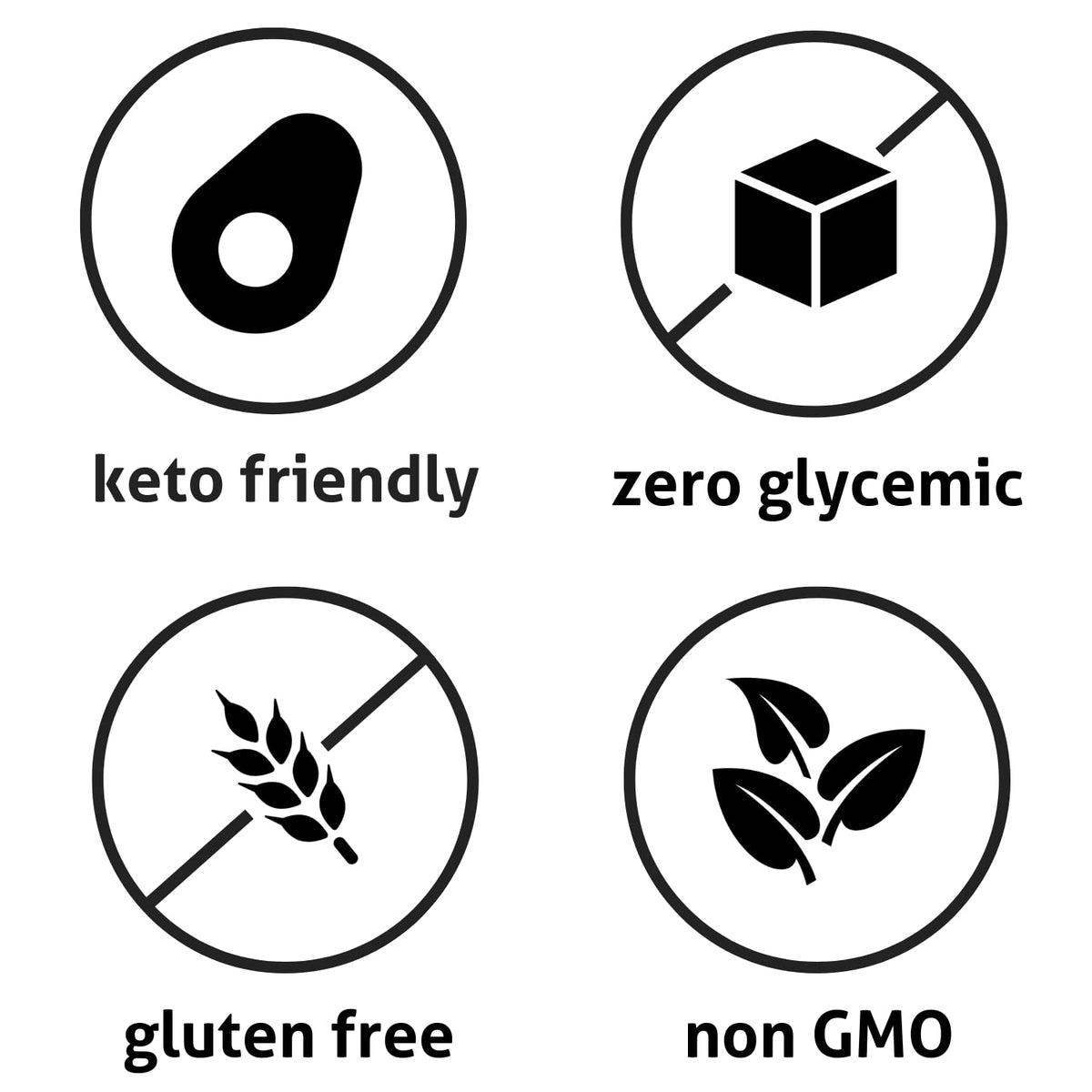 non-gmo project certified, keto, paleo, vegan, and kosher certified for broad dietary compatibility