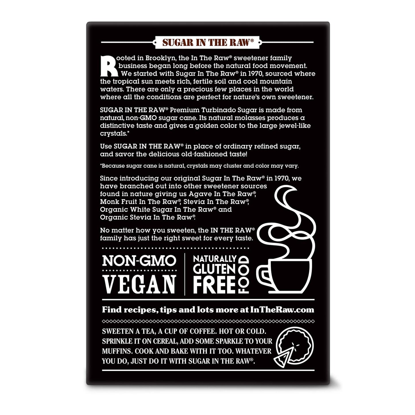 non-gmo project verified, vegan, gluten-free, and kosher certified