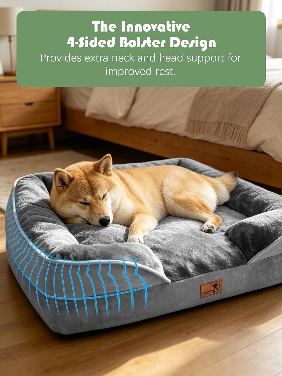non-slip base for hard-floor stability