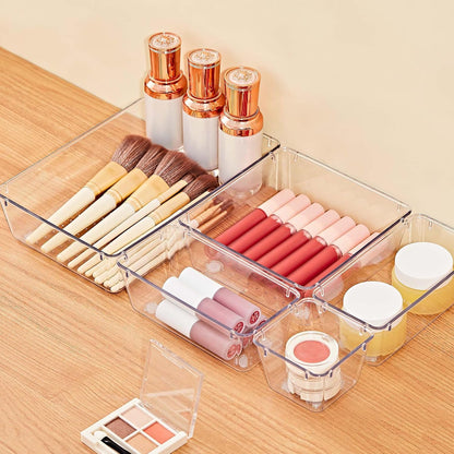 non-slip silicone pads attached to the bottom of every tray