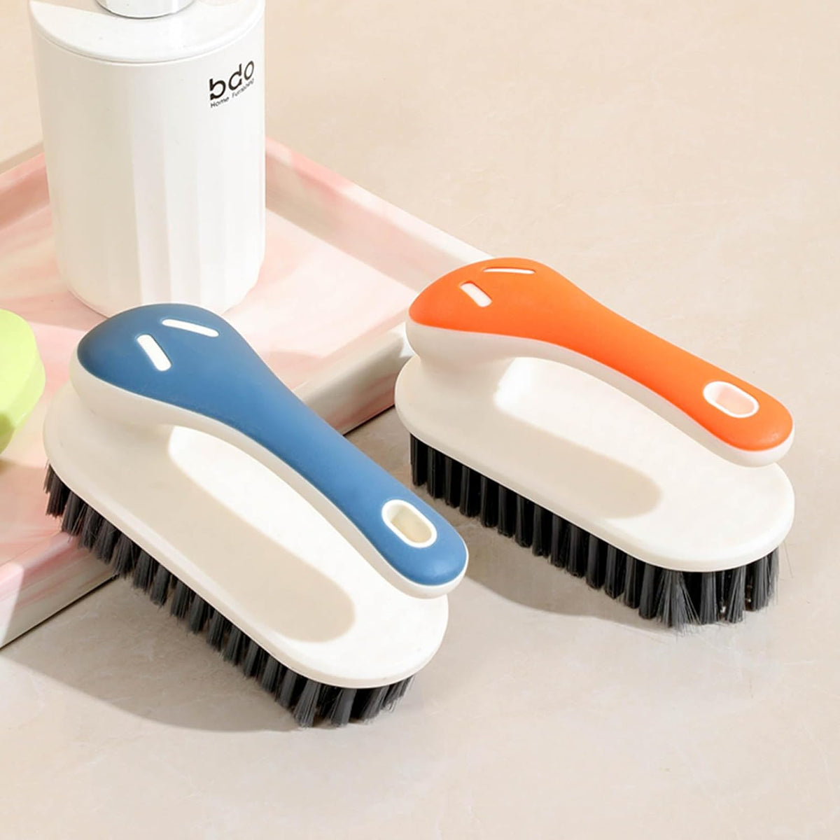 non-slip two-tone plastic exterior for secure grip and easy force application