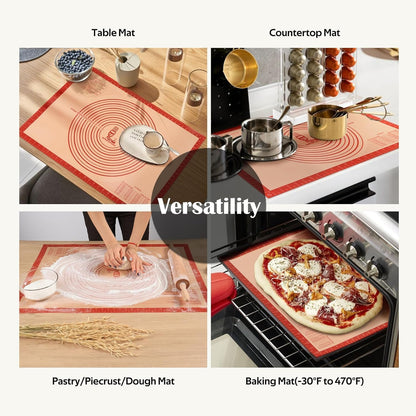 Non-Stick Rolling Mat – Streamlined Baking Station for Sourdough, Pastry, and Pizza Production