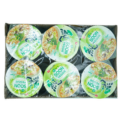 Nongshim Soon Vegan Cup Noodle – Intentional Kitchen Staple for Tiny Spaces, Microwaveable and Disposable