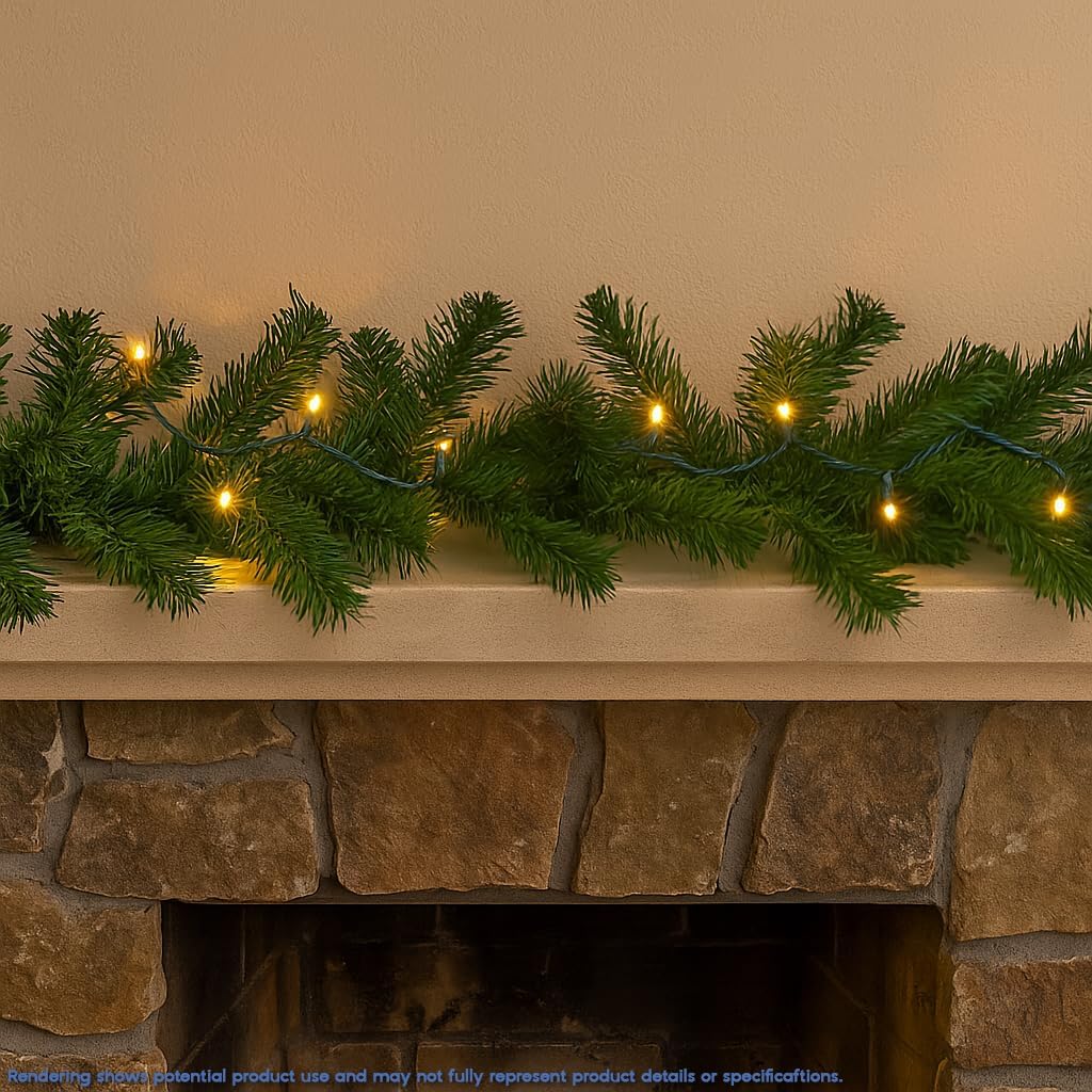 Novelty Lights Mini Crafting LED String – Decorative Warm White Lights for Dining Table Centerpieces and Hallway Accents