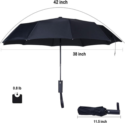 NPCQUN Cute Travel Umbrella Gift – Valentine's Day and Holiday Present for Women Who Commute, Patterned Folding Umbrella with Sleeve