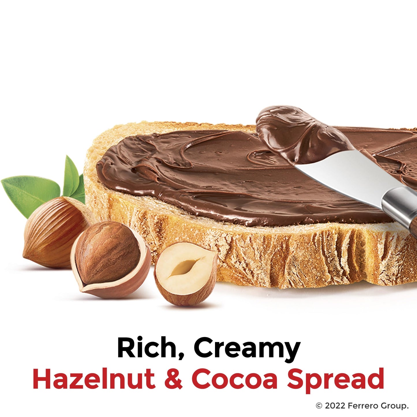 Nutella Hazelnut Cocoa Spread – Family Breakfast Favorite to Make Weekday Mornings Feel Special, 13 oz
