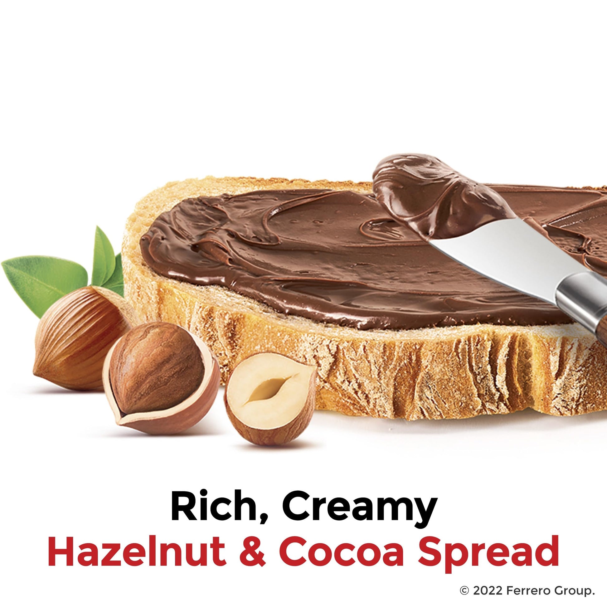 Nutella Hazelnut Cocoa Spread – Family Breakfast Favorite to Make Weekday Mornings Feel Special, 13 oz
