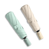 BAODINI Clean Design Umbrella for Less-Is-More Commuters, 12 oz Lightweight Windproof Folding Canopy