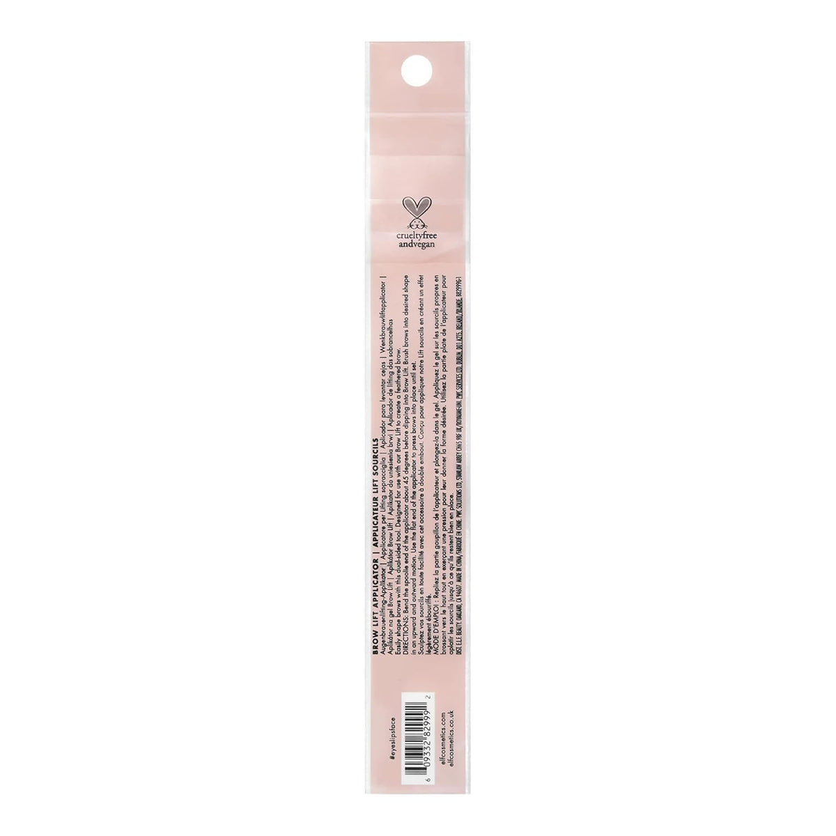 nylon bristles compatible with brow wax, gel, and soap
