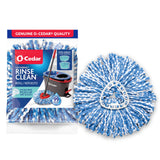 O-Cedar RinseClean Spin Mop Replacement – Streamlined Cleaning System for Uncluttered Hard-Floor Living
