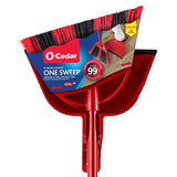 O-Cedar One Sweep Broom & Step-On Dustpan Set for Busy Dining Areas, Quick One-Pass Sweeping