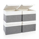 Gray & White - Medium - 4 Pack