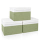 Green & White - Large - 3 Pack