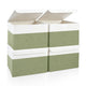 Green & White - Medium - 4 Pack
